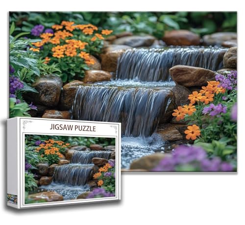 Puzzle 1000 Teile Fallen Puzzle Erwachsene Anspruchsvoll, Holzpuzzle Jigsaw Puzzle Landschaft Puzzle Groß XXL 75 x 50 cm Impossible Puzzle für Männer, Klassische Puzzles für Erwachsene Frauen B-5 von Zhngzoyn