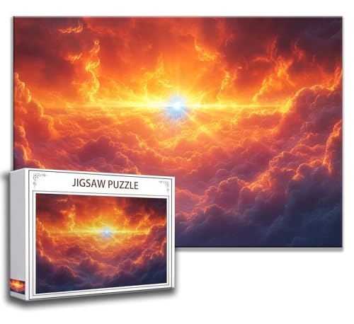 Puzzle 1000 Teile Fantasie Puzzle Erwachsene Anspruchsvoll, Holzpuzzle Jigsaw Puzzle Landschaft Puzzle Groß XXL 75 x 50 cm Impossible Puzzle für Männer, Klassische Puzzles für Erwachsene Frauen V-7 von Zhngzoyn