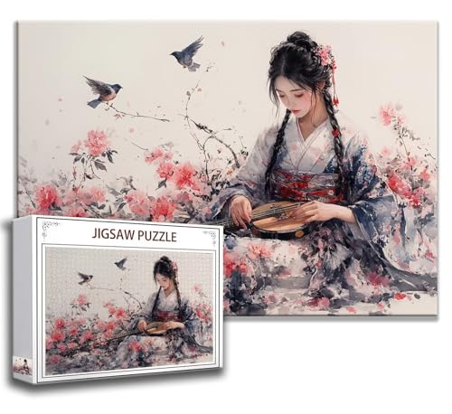 Puzzle 1500 Teile Japan Puzzle Erwachsene Anspruchsvoll, Holzpuzzle Jigsaw Puzzle Schönheit Puzzle Groß 87 x 57 cm Impossible Puzzle für Männer, Puzzles für Erwachsene Frauen, ältere Menschen K-5 von Zhngzoyn