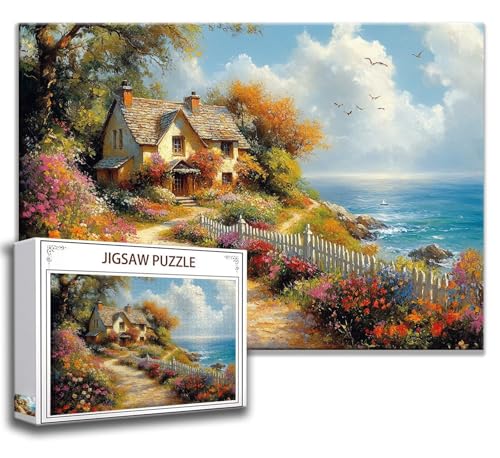 Puzzle 1500 Teile Landschaft Puzzle Erwachsene Anspruchsvoll, Holzpuzzle Jigsaw Puzzle Ozean Puzzle Groß XXL 87 x 57 cm Impossible Puzzle für Männer, Klassische Puzzles für Erwachsene Frauen S-0 von Zhngzoyn