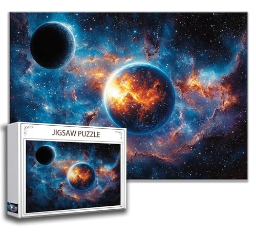 Puzzle 1500 Teile Sternenhimmel Puzzle Erwachsene Anspruchsvoll, Holzpuzzle Jigsaw Puzzle Raum Puzzle Groß XXL 87 x 57 cm Impossible Puzzle für Männer, Klassische Puzzles für Erwachsene Frauen L-7 von Zhngzoyn