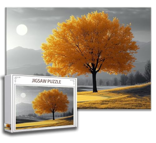 Puzzle 2000 Teile Baum Puzzle Erwachsene Anspruchsvoll, Holzpuzzle Jigsaw Puzzle Mond Puzzle Groß 100x70 cm Impossible Puzzle für Männer, Klassische Puzzles für Erwachsene Frauen, ältere Menschen U-5 von Zhngzoyn