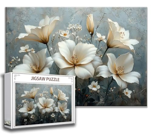 Puzzle 2000 Teile Blume Puzzle Erwachsene Anspruchsvoll, Holzpuzzle Jigsaw Puzzle Blume Puzzle XXL 100x70 cm Impossible Puzzle für Männer, Klassische Puzzles für Erwachsene Frauen, ältere Menschen B-9 von Zhngzoyn