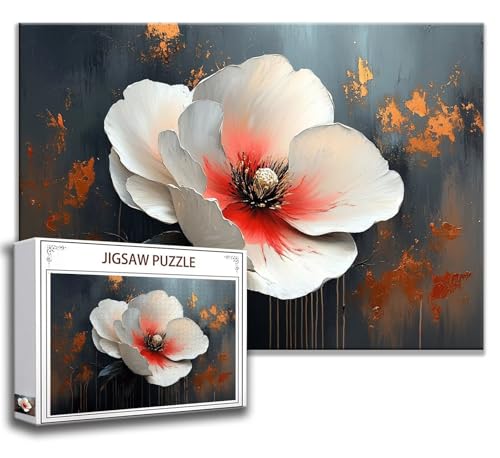 Puzzle 2000 Teile Blume Puzzle Erwachsene Anspruchsvoll, Holzpuzzle Jigsaw Puzzle Blume Puzzle XXL 100x70 cm Impossible Puzzle für Männer, Klassische Puzzles für Erwachsene Frauen, ältere Menschen S-2 von Zhngzoyn