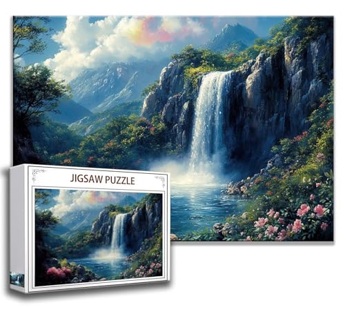 Puzzle 2000 Teile Fallen Puzzle Erwachsene Anspruchsvoll, Holzpuzzle Jigsaw Puzzle Landschaft Puzzle Groß XXL 100 x 70 cm Impossible Puzzle für Männer, Klassische Puzzles für Erwachsene Frauen L-9 von Zhngzoyn