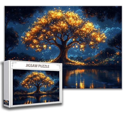 Puzzle 2000 Teile Fantasie Puzzle Erwachsene Anspruchsvoll, Holzpuzzle Jigsaw Puzzle Baum Puzzle Groß 100 x 70 cm Impossible Puzzle für Männer, Puzzles für Erwachsene Frauen, ältere Menschen Y-8 von Zhngzoyn