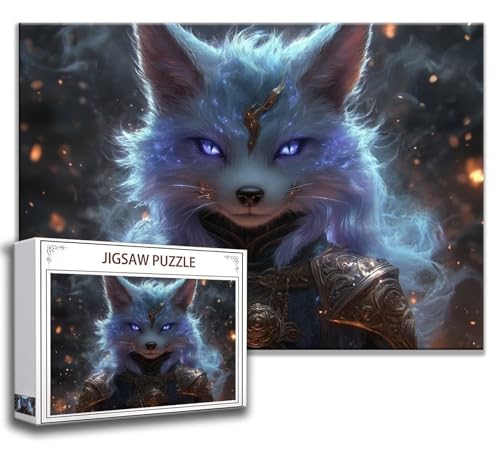 Puzzle 2000 Teile Fuchs Puzzle Erwachsene Anspruchsvoll, Holzpuzzle Jigsaw Puzzle Tier Puzzle Groß 100x70 cm Impossible Puzzle für Männer, Klassische Puzzles für Erwachsene Frauen, ältere Menschen C-7 von Zhngzoyn