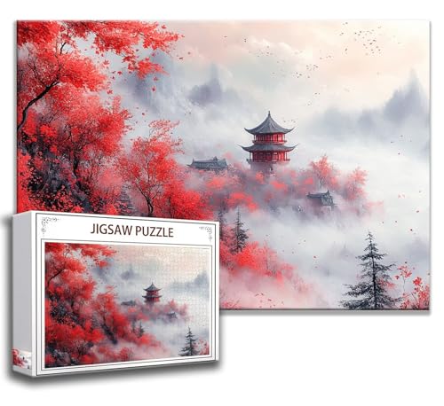 Puzzle 2000 Teile Landschaft Puzzle Erwachsene Anspruchsvoll, Holzpuzzle Jigsaw Puzzle Baum Puzzle Groß XXL 100 x 70 cm Impossible Puzzle für Männer, Klassische Puzzles für Erwachsene Frauen N-1 von Zhngzoyn