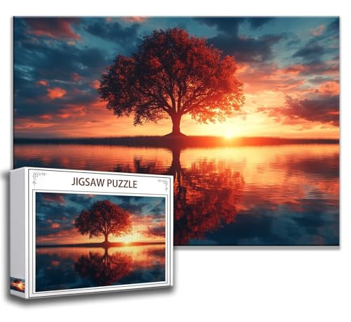 Puzzle 2000 Teile Landschaft Puzzle Erwachsene Anspruchsvoll, Holzpuzzle Jigsaw Puzzle Baum Puzzle Groß XXL 100 x 70 cm Impossible Puzzle für Männer, Klassische Puzzles für Erwachsene Frauen Z-5 von Zhngzoyn