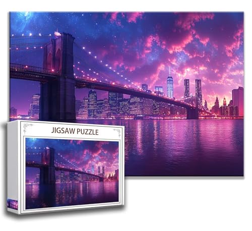 Puzzle 2000 Teile Landschaft Puzzle Erwachsene Anspruchsvoll, Holzpuzzle Jigsaw Puzzle Brücke Puzzle Groß XXL 100 x 70 cm Impossible Puzzle für Männer, Klassische Puzzles für Erwachsene Frauen E-6 von Zhngzoyn