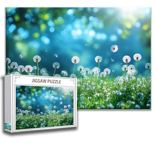 Puzzle 2000 Teile Löwenzahn Puzzle Erwachsene Anspruchsvoll, Holzpuzzle Jigsaw Puzzle Landschaft Puzzle Groß XXL 100 x 70 cm Impossible Puzzle für Männer, Klassische Puzzles für Erwachsene Frauen P-4 von Zhngzoyn