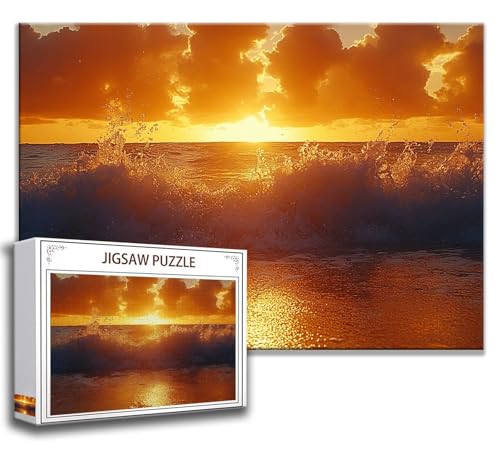 Puzzle 2000 Teile Ozean Puzzle Erwachsene Anspruchsvoll, Holzpuzzle Jigsaw Puzzle Landschaft Puzzle Groß XXL 100 x 70 cm Impossible Puzzle für Männer, Klassische Puzzles für Erwachsene Frauen M-1 von Zhngzoyn