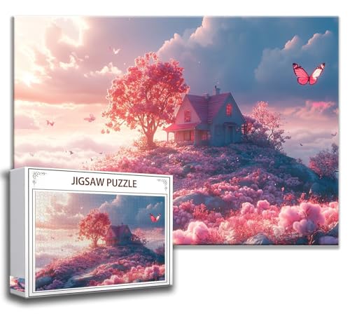 Puzzle 2000 Teile Schmetterling Puzzle Erwachsene Anspruchsvoll, Holzpuzzle Jigsaw Puzzle Kabine Puzzle Groß XXL 100 x 70 cm Impossible Puzzle für Männer, Klassische Puzzles für Erwachsene Frauen Q-0 von Zhngzoyn