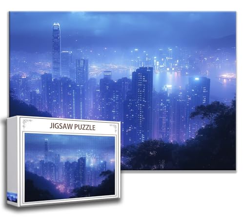 Puzzle 2000 Teile Stadt Puzzle Erwachsene Anspruchsvoll, Holzpuzzle Jigsaw Puzzle New York Puzzle Groß 100 x 70 cm Impossible Puzzle für Männer, Puzzles für Erwachsene Frauen, ältere Menschen Q-1 von Zhngzoyn