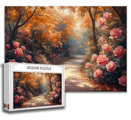 Puzzle 2000 Teile Wald Puzzle Erwachsene Anspruchsvoll, Holzpuzzle Jigsaw Puzzle Blume Puzzle Groß 100x70 cm Impossible Puzzle für Männer, Klassische Puzzles für Erwachsene Frauen, ältere Menschen I-0 von Zhngzoyn