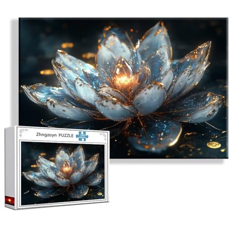 Puzzle 4000 Teile Blume, Puzzle Erwachsene Anspruchsvoll Jigsaw Fantasie Groß XXL 140x87 cm, Klassische Impossible Jigsaw art für Frauen Männer, Holzpuzzle für Deko Wohnzimmer, Geschenke zu Ostern W-7 von Zhngzoyn