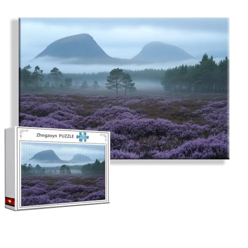 Puzzle 4000 Teile Frühling, Puzzle Erwachsene Anspruchsvoll Jigsaw Landschaft Groß XXL 140x87 cm, Klassische Impossible Jigsaw Art für Frauen Männer, Holzpuzzle für Deko Wohnzimmer Geschenke F-2 von Zhngzoyn