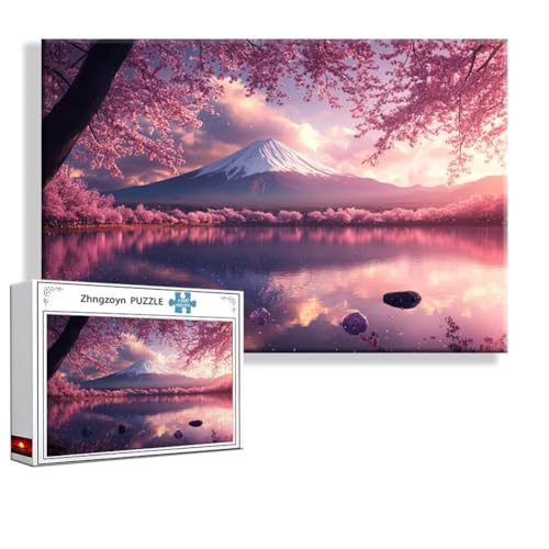 Puzzle 4000 Teile Japan, Puzzle Erwachsene Anspruchsvoll Jigsaw Vulkan Fuji Groß XXL 140x87 cm, Klassische Impossible Jigsaw art für Frauen Männer, Holzpuzzle für Deko Wohnzimmer, Geschenke Ostern T-8 von Zhngzoyn