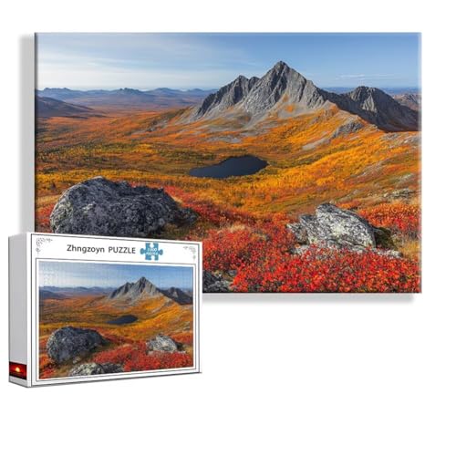 Puzzle 4000 Teile Landschaft, Puzzle Erwachsene Anspruchsvoll Jigsaw Berg Groß XXL 140x87 cm, Klassische Impossible Jigsaw Art für Frauen Männer, Holzpuzzle für Deko Wohnzimmer, Geschenke Ostern G-5 von Zhngzoyn