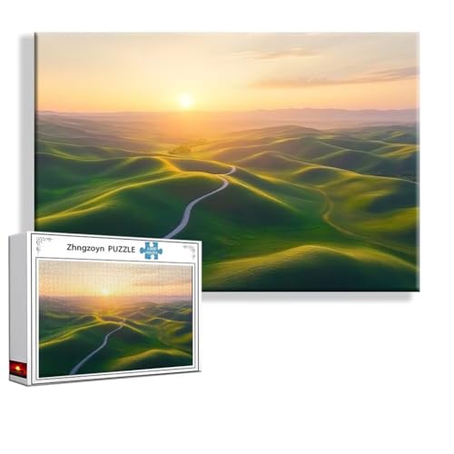 Puzzle 4000 Teile Landschaft, Puzzle Erwachsene Anspruchsvoll Jigsaw Frühling Groß XXL 140x87 cm, Klassische Impossible Jigsaw Art für Frauen Männer, Holzpuzzle für Deko Wohnzimmer Geschenke Y-0 von Zhngzoyn