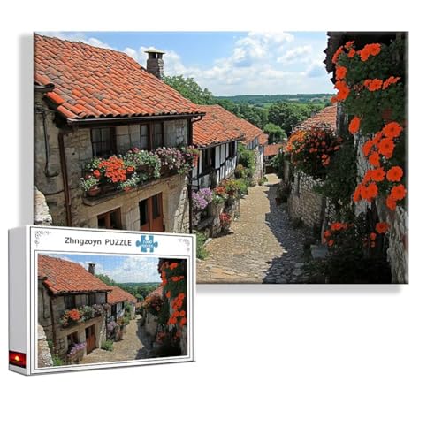 Puzzle 4000 Teile Landschaft, Puzzle Erwachsene Anspruchsvoll Jigsaw Schottland Groß XXL 140x87 cm, Klassische Impossible Jigsaw Art für Frauen Männer, Holzpuzzle für Deko Wohnzimmer Geschenke V-8 von Zhngzoyn