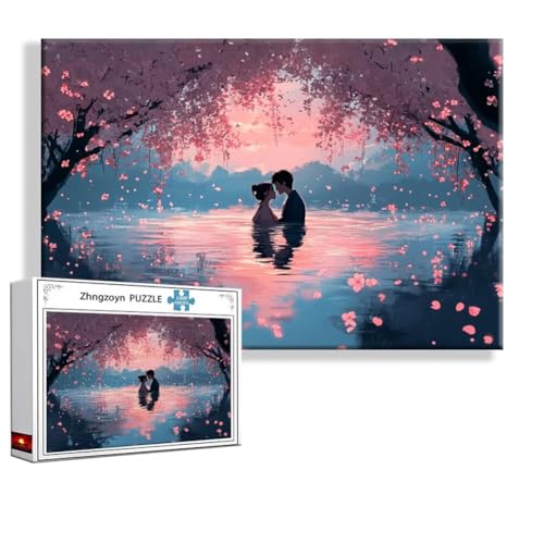 Puzzle 4000 Teile Paar, Puzzle Erwachsene Anspruchsvoll Jigsaw Landschaft Groß XXL 140x87 cm, Klassische Impossible Jigsaw Art für Frauen Männer, Holzpuzzle für Deko Wohnzimmer, Geschenke Ostern S-3 von Zhngzoyn