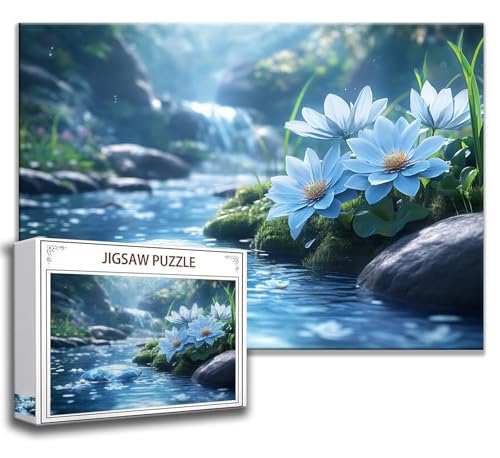 Puzzle 500 Teile Blume Puzzle Erwachsene Anspruchsvoll, Holzpuzzle Jigsaw Puzzle Blume Puzzle Groß 52x38 cm Impossible Puzzle für Männer, Klassische Puzzles für Erwachsene Frauen, ältere Menschen Z-4 von Zhngzoyn