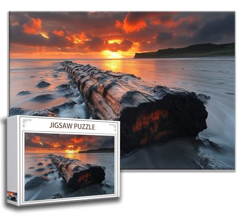 Puzzle 500 Teile Landschaft Puzzle Erwachsene Anspruchsvoll, Holzpuzzle Jigsaw Puzzle Strand Puzzle Groß XXL 52 x 38 cm Impossible Puzzle für Männer, Klassische Puzzles für Erwachsene Frauen K-1 von Zhngzoyn