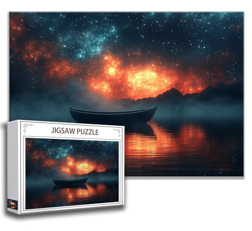 Puzzle 500 Teile Traum Puzzle Erwachsene Anspruchsvoll, Holzpuzzle Jigsaw Puzzle Boot Puzzle Groß 52 x 38 cm Impossible Puzzle für Männer, Klassische Puzzles für Erwachsene Frauen, ältere Menschen O-3 von Zhngzoyn