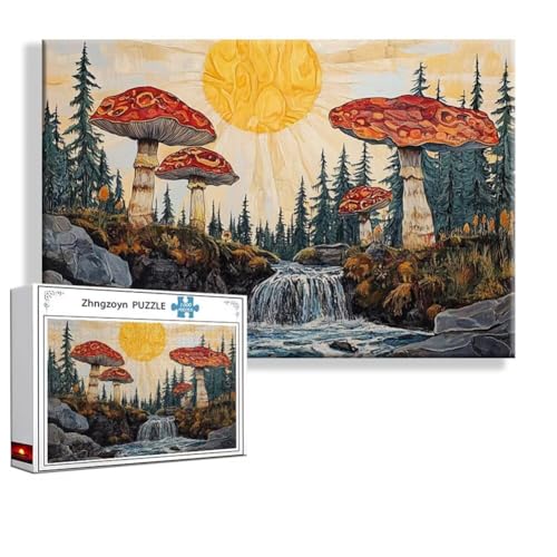 Puzzle 5000 Teile Fantasie, Puzzle Erwachsene Anspruchsvoll Jigsaw Landschaft Groß XXL 156x105 cm, Klassische Impossible Jigsaw Art für Frauen Männer, Holzpuzzle für Deko Wohnzimmer Geschenke G-1 von Zhngzoyn