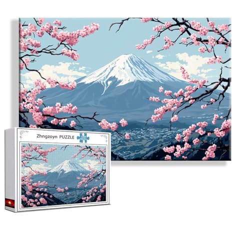 Puzzle 5000 Teile Japan, Puzzle Erwachsene Anspruchsvoll Jigsaw Landschaft Groß XXL 156x105 cm, Klassische Impossible Jigsaw art für Frauen Männer, Holzpuzzle für Deko Wohnzimmer, Geschenke Ostern D-5 von Zhngzoyn