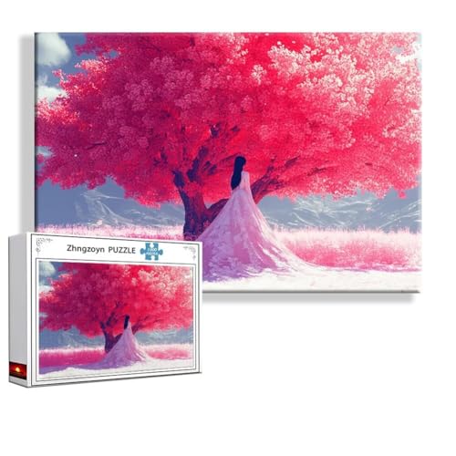 Puzzle 5000 Teile Karikatur, Puzzle Erwachsene Anspruchsvoll Jigsaw Landschaft Groß XXL 156x105 cm, Klassische Impossible Jigsaw Art für Frauen Männer, Holzpuzzle für Deko Wohnzimmer Geschenke L-9 von Zhngzoyn