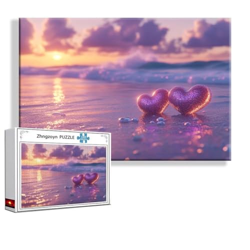 Puzzle 5000 Teile Strand, Puzzle Erwachsene Anspruchsvoll Jigsaw Liebe Groß XXL 156x105 cm, Klassische Impossible Jigsaw Art für Frauen Männer, Holzpuzzle für Deko Wohnzimmer, Geschenke zu Ostern M-2 von Zhngzoyn