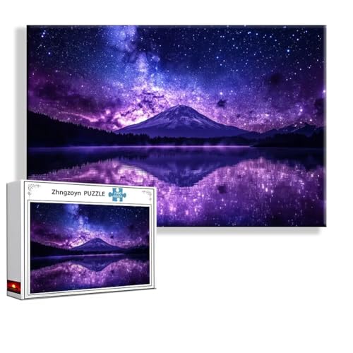 Puzzle Landschaft Fantasie 1000 Teile Groß XXL 75x50 cm, Jigsaw Art Impossible Erwachsene Anspruchsvoll, Klassische Jigsaw Erwachsene, Junge, Mädchen, Geschicklichkeitsspiel für Die Ganze Familie J-5 von Zhngzoyn