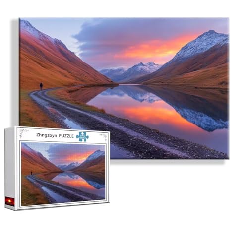 Puzzle Landschaft Ozean 1500 Teile Groß XXL 87 x 57 cm, Jigsaw Art Impossible Erwachsene Anspruchsvoll, Klassische Jigsaw Erwachsene, Junge, Mädchen, Geschicklichkeitsspiel für Die Ganze Familie Q-9 von Zhngzoyn