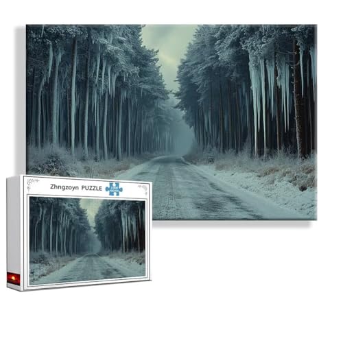 Puzzle Winter Landschaft 3000 Teile Groß XXL 120 x 80 cm, Jigsaw art Impossible Erwachsene Anspruchsvoll, Klassische Jigsaw Erwachsene, Junge, Mädchen, Geschicklichkeitsspiel für Die Ganze Familie P-4 Puzzle Winter Landschaft 3000 Teile Groß XXL 120 x 80 cm, Jigsaw art Impossible Erwachsene Anspruchsvoll, Klassische Jigsaw Erwachsene, Junge, Mädchen, Geschicklichkeitsspiel für Die Ganze Familie P-4 von Zhngzoyn