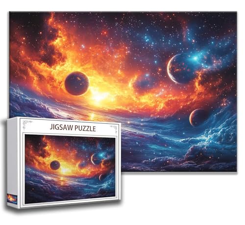 Raum Puzzle 200 Teile Kinder, Jigsaw Puzzle Landschaft Puzzle Erwachsene, Junge, Mädchen, Geschicklichkeitsspiel für Die Ganze Familie, Klassische Holzpuzzle für Wand Deko Wohnzimmer, Geschenke B-6 von Zhngzoyn