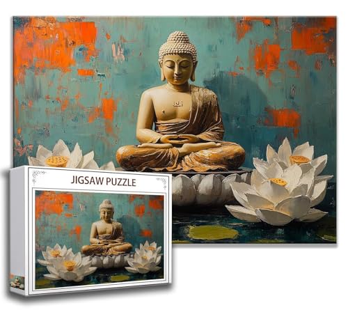 Zen Puzzle 300 Teile Kinder, Jigsaw Puzzle Blume Puzzle Erwachsene, Junge, Mädchen, Geschicklichkeitsspiel für Die Ganze Familie, Klassische Holzpuzzle für Wand Zimmer Deko Wohnzimmer, Geschenke B-4 von Zhngzoyn