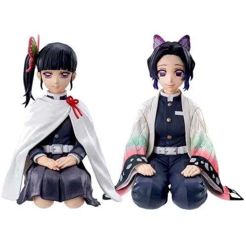 9 Hashira Meeting Figure - Kochou Shinobu Tsuyuri Kanao Figure Anime Action Figure, 10CM, PVC Figurine Home Christmas Decoration Birthdays Gift for Fans von Zhongkaihua