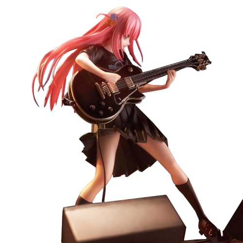 Zhongkaihua Anime Bocchi The Rock Figure Goto Hitori Action Figure Statue Model Playing Guitar Version PVC Figure Tabletop Collectibles Decorations von Zhongkaihua