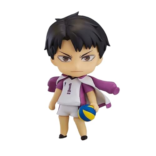 Anime Haikyuu Figuren Serie 789#Ushijima Wakatoshi Figur Statue beweglich und veränderbar Gesicht Q Version Tonfigur Modell Ornamente 10 cm von Zhongkaihua