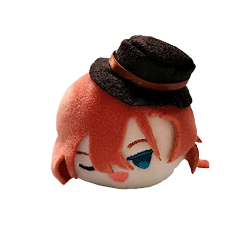 Bungo Stray Dogs Plüschpuppe Dazai Osamu/Nakahara Chuuya 9 cm Plüschpuppe Anime Cartoon Wurfkissen Figur Plüsch gefüllt weich für Fans von Zhongkaihua