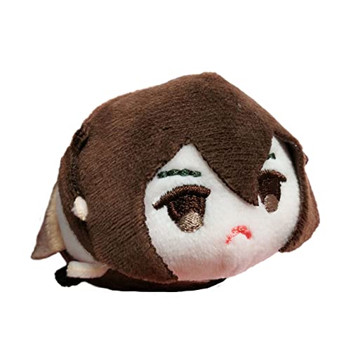 Bungo Stray Dogs Plüschpuppe Dazai Osamu/Nakahara Chuuya 9 cm Plüschpuppe Anime Cartoon Wurfkissen Figur Plüsch gefüllt weich für Fans von Zhongkaihua