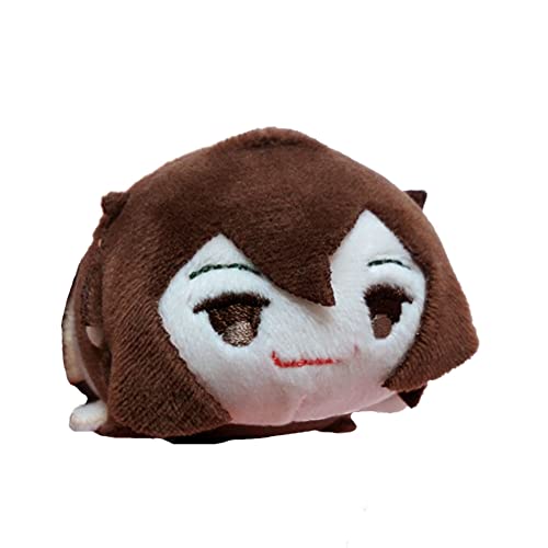 Bungo Stray Dogs Plüschpuppe Dazai Osamu/Nakahara Chuuya 9 cm Plüschpuppe Anime Cartoon Wurfkissen Figur Plüsch gefüllt weich für Fans von Zhongkaihua