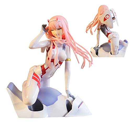 DARLING IN THE FRANXX Zero Two Figur, Anime Pretty Girl Figure Statues Action Figure PVC Model Toys Anime Character Model Collection Geburtstagsgeschenk von Zhongkaihua