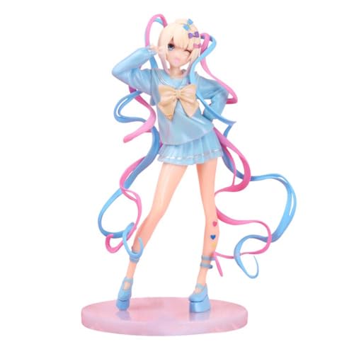 KAnge Figur Statue 20 cm niedlicher Kawaii Angel-Chan Doppel-Pferdeschwanz Anime Beauty Girl Figur Stehposition PVC Modell Desktop Ornamente KAnge Figur Statue 20 cm niedlicher Kawaii Angel-Chan Doppel-Pferdeschwanz Anime Beauty Girl Figur Stehposition PVC Modell Desktop Ornamente von Zhongkaihua
