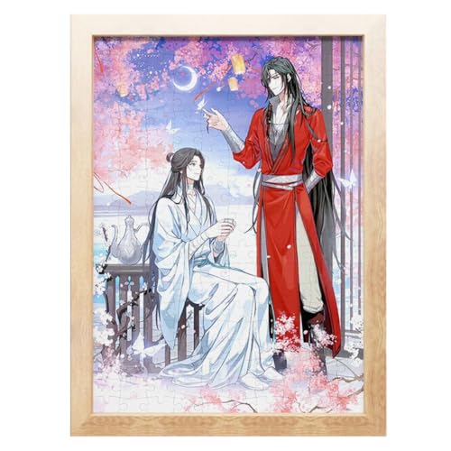 Puzzles 120/50/70 Teile Tian Guan Ci Fu Xie lian Hua Cheng San Lang Diy Anime Casual Puzzles Home Desk Deocrtaion Geburtstagsgeschenk für Fans von Zhongkaihua