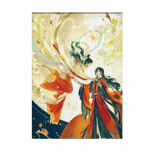 Puzzles 120/50/70 Teile Tian Guan Ci Fu Xie lian Hua Cheng San Lang Diy Anime Casual Puzzles Home Desk Deocrtaion Geburtstagsgeschenk für Fans von Zhongkaihua