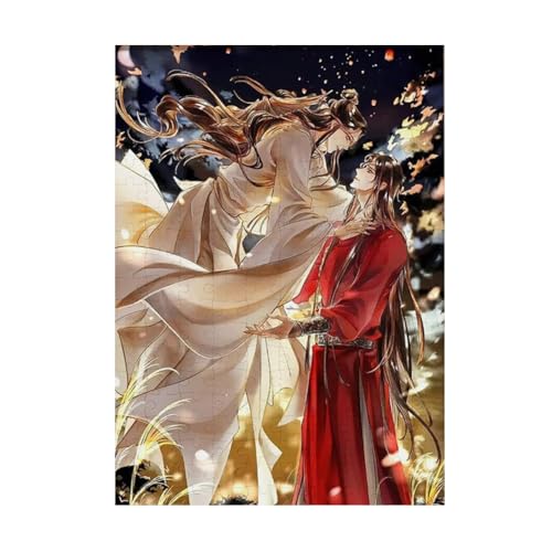 Puzzles 120/50/70 Teile Tian Guan Ci Fu Xie lian Hua Cheng San Lang Diy Anime Casual Puzzles Home Desk Deocrtaion Geburtstagsgeschenk für Fans von Zhongkaihua