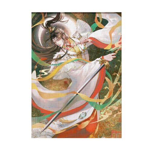 Puzzles 120/50/70 Teile Tian Guan Ci Fu Xie lian Hua Cheng San Lang Diy Anime Casual Puzzles Home Desk Deocrtaion Geburtstagsgeschenk für Fans von Zhongkaihua